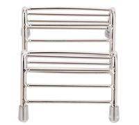 Raguso Taco Holder Rust-Resistant Taco Stand for Mexican Food Lovers Easy to Kitchen Tool 304 Stainless Steel Material (1/2 Grid)