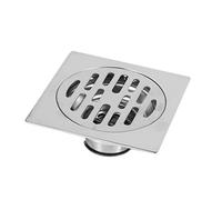 Raguso Thick Stainless Steel Square Anti-odor Bathroom Floor Drain Cover Waste Gate Shower Drainer Bathroom Kitchen(style 2)