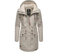 Ragwear Elsie Intl Women's Long Warm Winter Jacket with Teddy Fur Hood XS-5XL, Zinc24, S