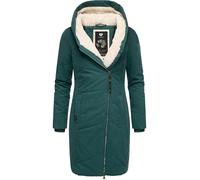 Ragwear Gordon Long Intl Women's Winter Coat Warm Quilted Coat Long with Hood XS-6XL, Dark Green24, M