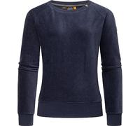 Ragwear Johanka Velvet Women's Pullover Sweatshirt in Corduroy Look XS - 6XL, navy, L