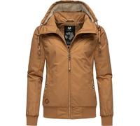 Ragwear Jotty Winter Intl Women's Warm Winter Jacket with Removable Hood XS-XXL, Brown Sugar24, XL