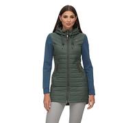 Ragwear Lucinda Women's Long Vest, dunkelgrün, M