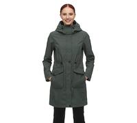Ragwear Summer Reloved Remake Women's Parka, Coat, Transition Coat, Transition Jacket with Hood, Dark Green 2311_5021, S