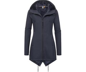 Ragwear Wingi YOUMODO Women's Long Sweat Jacket Short Coat Training Jacket with Hood XS - 3XL, navy, XS