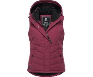 Ragwear Women's Sleeveless Outdoor Vest Warm Winter Jacket Waterproof with Detachable Hood Hesty Intl XS-6XL, 3XL