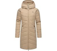 Ragwear Women's Winter Coat Warm Waterproof Quilted Coat Long with Hood Dizzie Coat XS-6XL