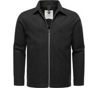 Ragwear YOUMODO Azzte Felt Men's Transition Jacket in Soft Wool Look S-3XL, dark grey, L