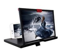 Ragyzity 12 Inch Foldable Screen Magnifier, Portable 3D Thin HD Amplifier, Compatible with All Smartphones