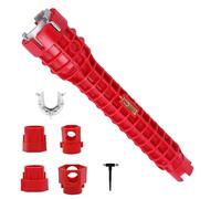 Ragyzity 14-in-1 Faucet Wrench Tool - Multifunctional Basin Plumbing Tool with Anti-Slip Grip