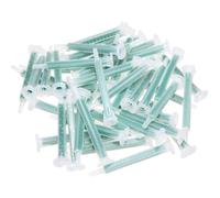 Ragyzity 50pcs F6-16 Green AB Glue Mixing Tube Static Mouth Section, 83mm Static Mixings Nozzle Syringe for Manual Applicator