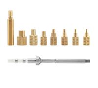 Ragyzity Heat Set Insert Tips Inserting, Soldering Iron Tips, M2 M2.5 M3 M4 M5 M6 M8 Heat Set Insert Tool, Embedded Insertion Tip Adapter Kit 3D Printed Parts Install for TS100 TS101 Pine64 936