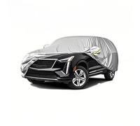 RAHALOY Breathable Lightweight Car Cover for Cadillac Escalade,Moisture-Proof,Water-Resistant,Scratch-Resistant,Travel-Friendly Sun Protection,Universal Fit for SUV (Sliver 2007-2014)
