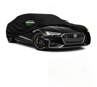 RAHALOY Breathable Lightweight Full Car Cover for Audi RS5,Moisture-Proof,Waterproof,Scratch-Resistant,Travel-Friendly,Sun Protection,Universal Fit for Audi Sport Car (Black 2018-2025)