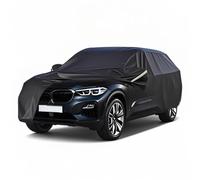 RAHALOY Breathable Lightweight Full Car Cover for BMW X5,Moisture-Proof,Waterproof,Scratch-Resistant,Travel-Friendly,Sun Protection,Universal Fit for BMW SUV (Black 2014-2018)