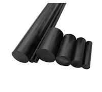 RAHBI Black ABS Rod Machinable Plastic Round Bar Stock 6mm 8mm 10mm 12mm 15mm 20mm 25mm 30mm 35mm 40mm 45mm 50mm 60mm 65mm Leisurely (Size : 30x500mm 1pc)