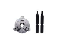 RAHBI K01-50 63 80 Lathe Mini Chuck 3 Jaws Woodworking Hand Chuck with Mounting Thread Screw Rod Self-Centering Lathe Chuck Tool leisurely (Size : K01-50)