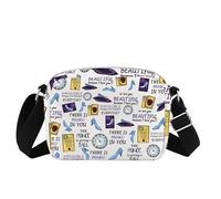 RAHC The Musical Inspired Gift Cinderella Musical Theater Zipper Pouch Makeup Bag Gift For Actor Actress (B-Crossbody)