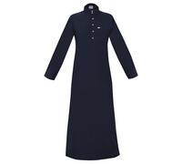 Raheb Men’s Traditional Saudi Thobe - Classic Long Sleeve Jubba, Premium Fabric, Elegant Design, Comfortable for Daily & Formal Wear (Navy, 56 X Large)