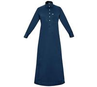 Raheb Men's Saudi Thobe with Shirt Collar - Modern Design - Breathable Fabric (Patrole Blue, 56 X Large)