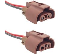 Raheem 2 Pcs HB3 HB4 9005 9006 Headlight Bulb Sockets Wiring Harness for Toyota AURIS Hir2 Headlight Bulb Headlight Bulb Connector Socket Wiring Loom Harness 9012 HB4 9005