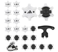 Raheem 20 Pcs Golf Shoe Spikes with Wrench, TPU, White, Modern Style, Ideal for Golf Course Traction & Comfort