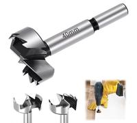 Raheem 40mm Forstner Drill Bit for Wood Round Shank Drill Accessories Forstner Bits for Solid Wood MDF Plastic Particleboard Plywood