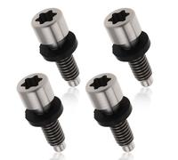 Raheem 4Pcs Golf Driver Screw Bolt Compatible with TaylorMade M3 M4 M5 M6 SIM SIM 2 Compatible with TMCATLPING G410 G425 G430 Fairway Wood Hybrid Shaft Adapter Sleeve