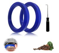 Raheem Pack of 2 Gasket O-Ring with Installation Tool for E61 Espresso Machines E91 E92 E97 E98, Bianchi, Ascaso, Azkoyen, Brasilia, Gaggia Baby, Classic, NewBaby Brewing Head Gasket Coffee Machine