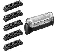 Raheem Pack of 5 shaving heads compatible with Braun1 190s-1 Series 1, replacement head with razor foil for electric shaver Series 1 10B/20B, 190 180 170 replacement part for shavers