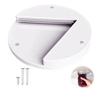 Raheem Round Under Cabinet Jar Opener Heavy Duty Lid & Bottle Opener Effortless Twist Off Durable No-Drill Installation Space Saving Kitchen Tool Easy Grip Non-Slip Ideal for Seniors & Weak Grip