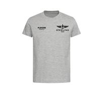 Raheem Sterling Logo Kids T-Shirt - Gray / 7-8 years