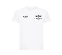 Raheem Sterling Logo Kids T-Shirt - White / 5-6 years