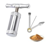 Raheem T Pollen Press Tool - Heavy Duty Kief Presser with Metal Aluminum Compressor with 3 in 1 Spoon, T Shape Handle for Pressing Herb, Spice, Hay