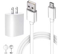 Rahhaze Replacement Charger Adapter Micro USB Charging Cord Cable for Simplehuman 5 inch & 8 inch Round Sensor Makeup Mirror (5FT)