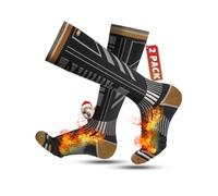 Rahhint Merino Wool Ski Socks for Men,Winter Warm Compression Snowboard Socks, Knee High Thick Thermal Socks for Cold Weather，Breathable Quick Dry,Size 3-15