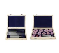 RAHISH TOOLS Sioux (11/16") 12 Pcs Valve Seat Grinder Stones & 6 Pcs Pilots with Holder