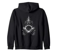 Rahu Thai Eclipse Demon of a Dark Mythology Zip Hoodie