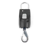 RAHYMA Dog Leash Connector Automatic Magnetic Magic Latch with Fastener One Touch Connection and Release Harness Collar Stainless for Outdoor Walking Training Black/2 (Color : Black, Size : One size)