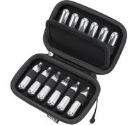 RAIACE CO2 Cartridges Storage Case Compatible with Crosman 丨Umarexss丨Leland 12-Gram 8-Gram Powerlet Cartridges, Protective Storage Travel Bag - Black