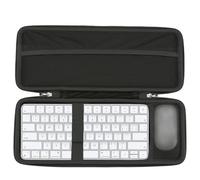 RAIACE Hard Storage Case Compatible with Apple Magic Keyboard Numeric Keypad + Apple Magic Mouse. (Case Only) - Black