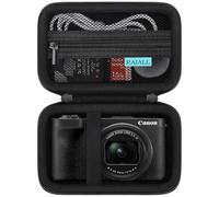 RAIALL Camera Case for Canon PowerShot V1 Digital Camera, PowerShot V1 Vlogging Camera Travel Hard Bag, Protective Storage Cover Holder for Batteries, SD Card, Cable and Memory Card Reader, Black