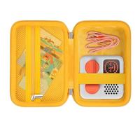 RAIALL Carrying Case for Yoto Mini (2024 Edition) Kids Bluetooth Audio Player, Yoto Mini Radio Player Hard Holder, Yoto Card Travel Case Bag fits Children’s Audiobook Cards and Cable, Yellow