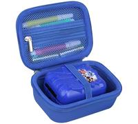 RAIALL Hard Case for Bitzee Disney Interactive Toy/Bitzee Magicals Toy/Bitzee Toy Digital Pet for Kids, Electronic Pets Travel Storage Bag Box Holder, Mesh Pocket fits Batteries, Dark Blue