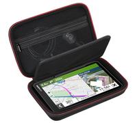 RAIALL Hard GPS Case for 6-7 Inch Garmin DriveSmart 76/71/66/65/ 61, RV 795/780/ dezl OTR720/710/700/ 610 Garmin Catalyst, GPS Navigator System Travel Bag for Car Charger and USB Cable, Black
