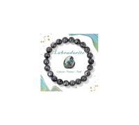 Raicegs - 4 6 8mm Bead Bracelets Healing Crystal Bracelet for Women Men Stretch Bracelet Handmade Spiritual Jewelry Reiki, 8mm, Stone, Not a gemstone