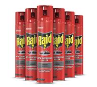 Raid Ant & Cockroach Killer, Insect Killer For Indoor Use, Long Lasting Protection for the Home, Pack of 6 (6 x 300ml)
