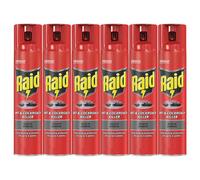Raid Ant & Cockroach Killer Spray Treatment Long Lasting Protection Up To 4 Weeks 300Ml X 6