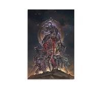 Raid Bosses Pantheon Home Motivational Wall Art Fitness Gym Theme Canvas Painting Canvas Wall Decorations Family Saying Quotes Painting Artwork Frame 12x18inchs(30x45cm)