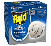 Raid Electric Household Insecticides Night/Day Diffuser Flies/Mosquitoes/Tiger 240 Hours - Pack of 3
